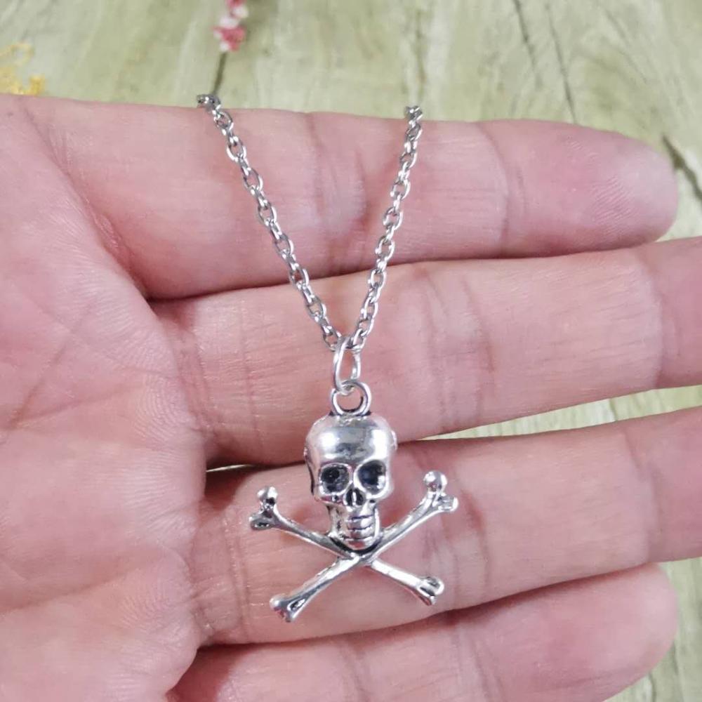 Men Accessories Aesthetic - Skull Pendant Necklace for Women Men