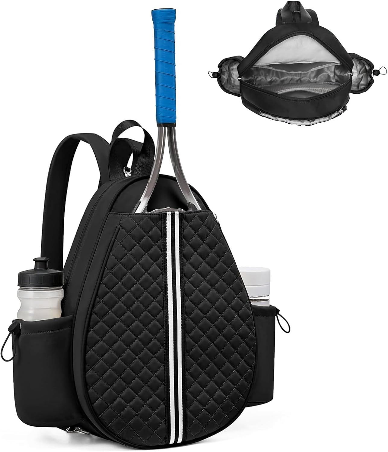 Men Accessories Bag - Garvee for Tennis Pickleball Badminton Quilted