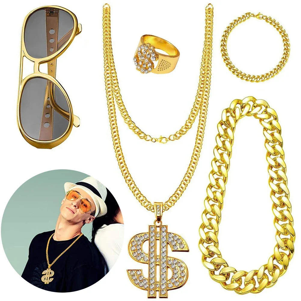 80s 90s Costume Outfit Set Men - Men'S Accessories In The 90S recension och pris
