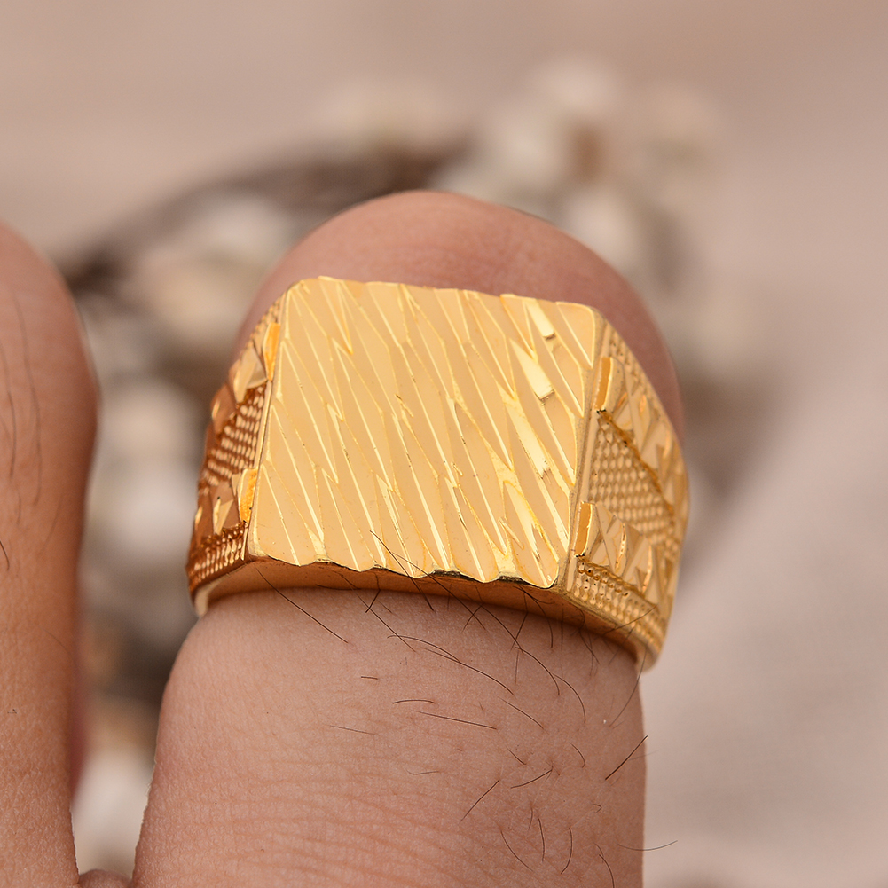 24k Dubai Gold Color Rings For - Men'S Accessories Dubai recension och pris