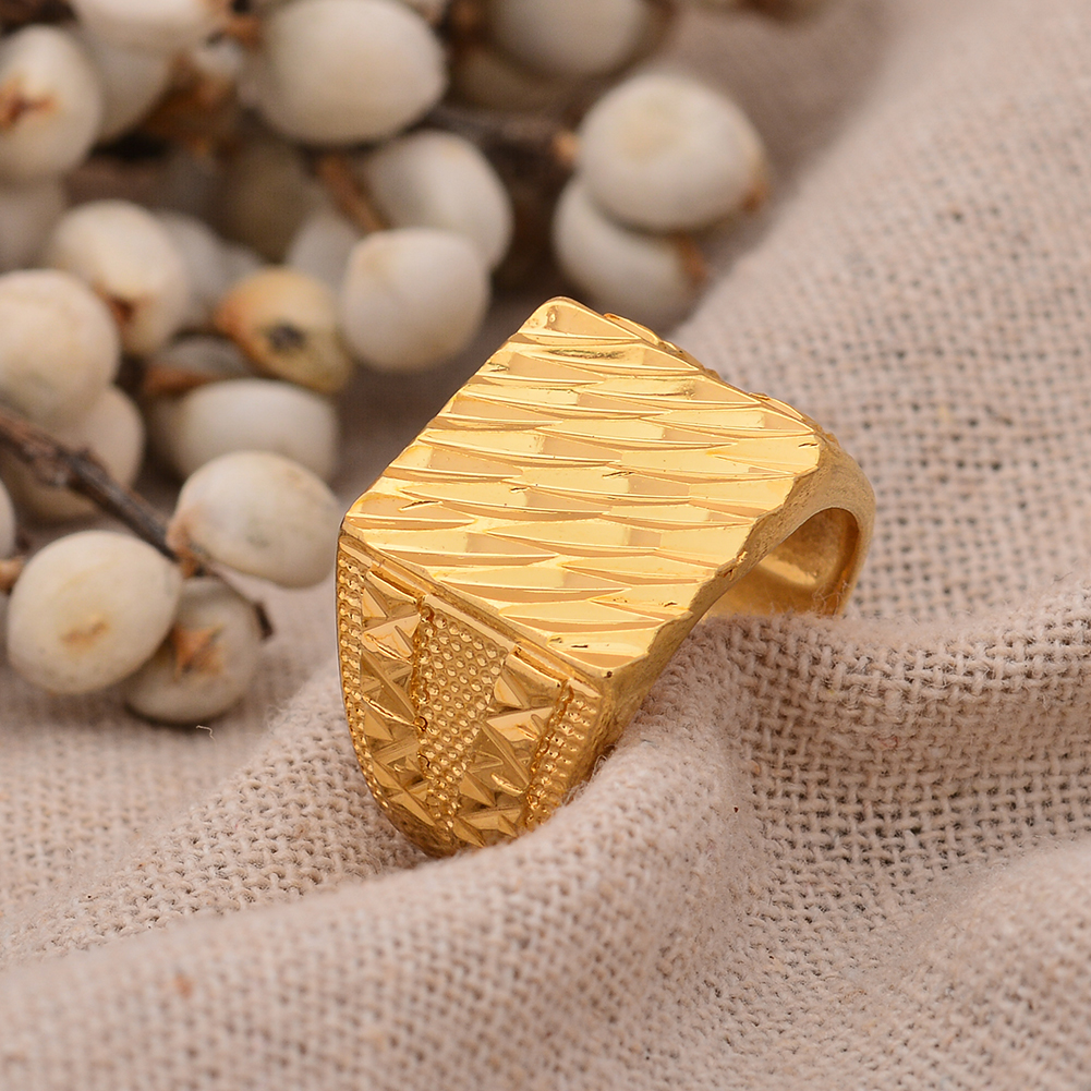 24k Dubai Gold Color Rings For - Men'S Accessories Dubai recension och pris