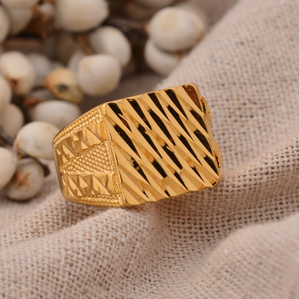 24k Dubai Gold Color Rings For - Men'S Accessories Dubai recension och pris