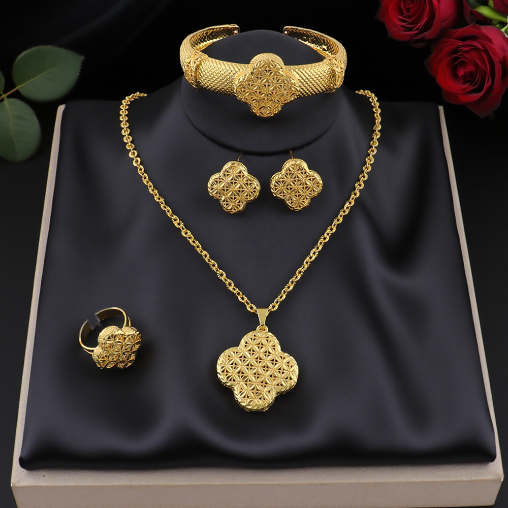 Dubai Gold Plated Earrings Nec - Men'S Accessories Dubai recension och pris