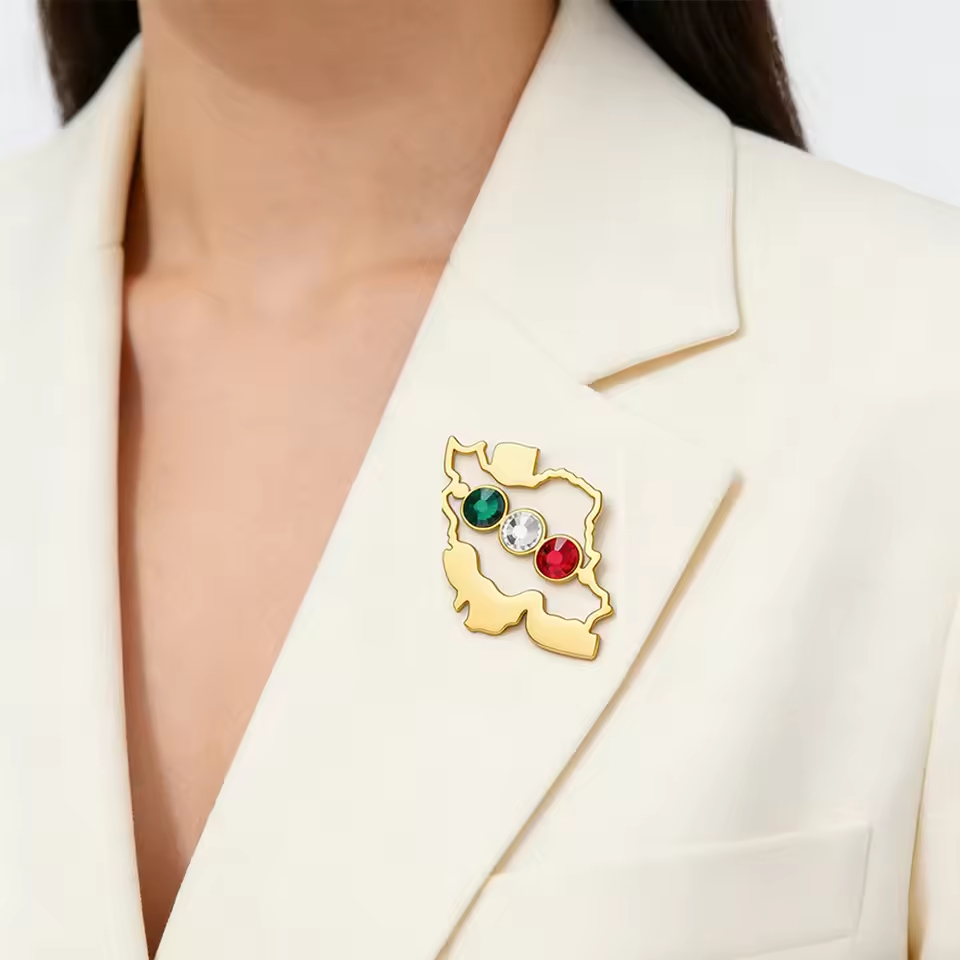 Lucktune Iran Persian Brooch S - Men'S Accessories Jewelry Sale recension och pris