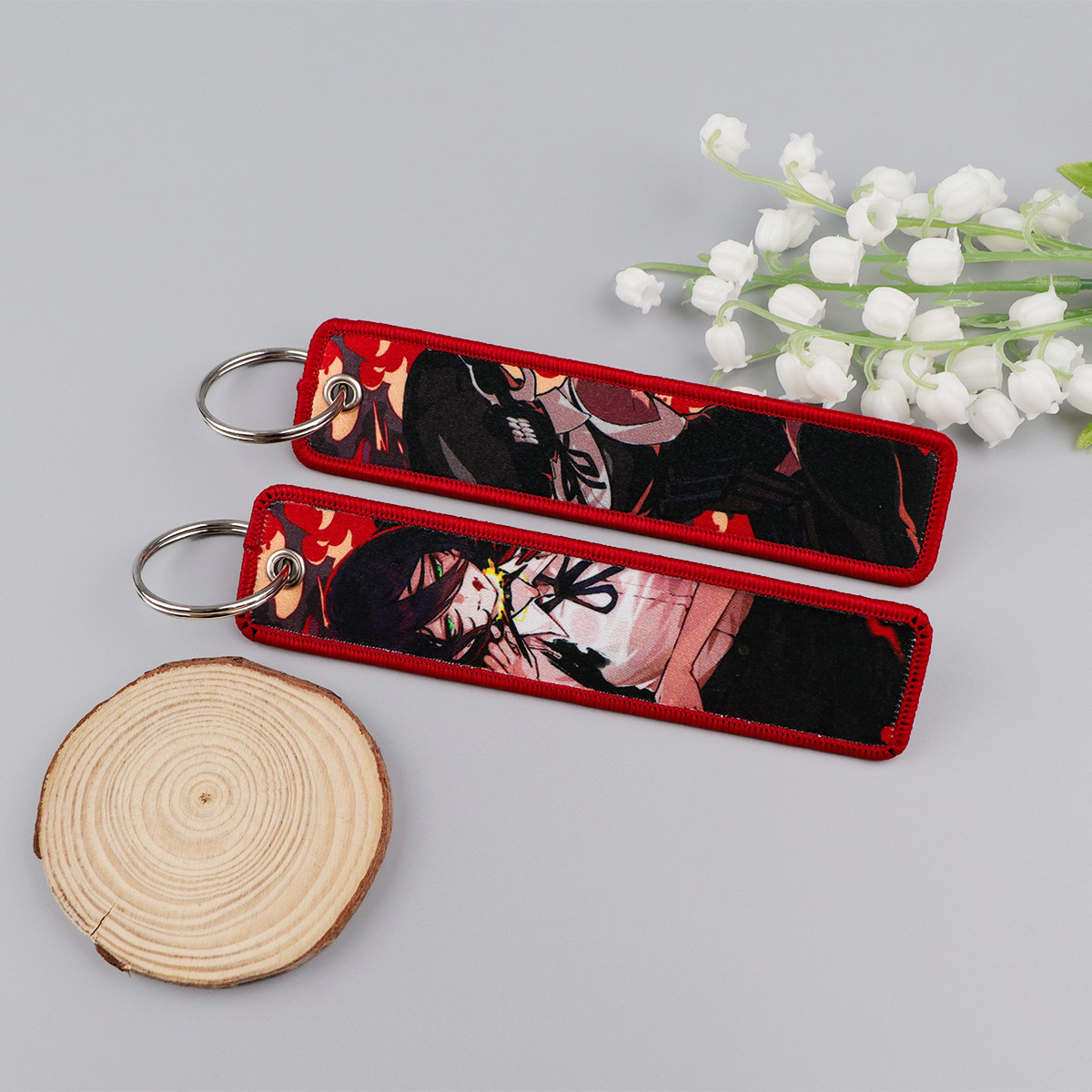 Anime Girls Embroidery Key Fob - Men Accessories Bag recension och pris