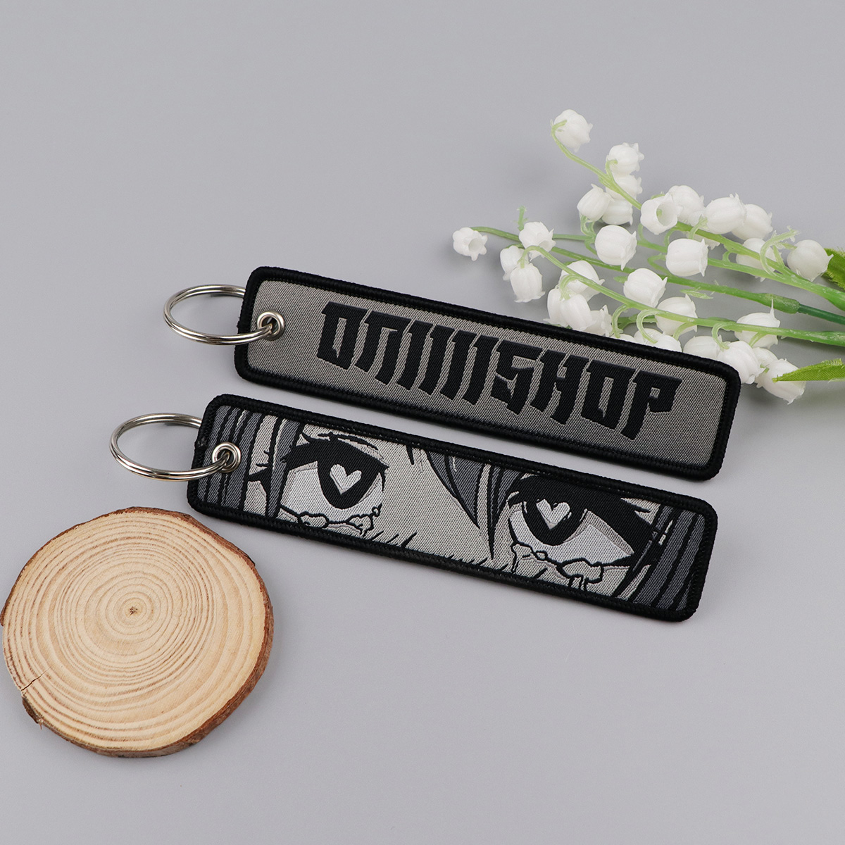 Anime Girls Embroidery Key Fob - Men Accessories Bag recension och pris