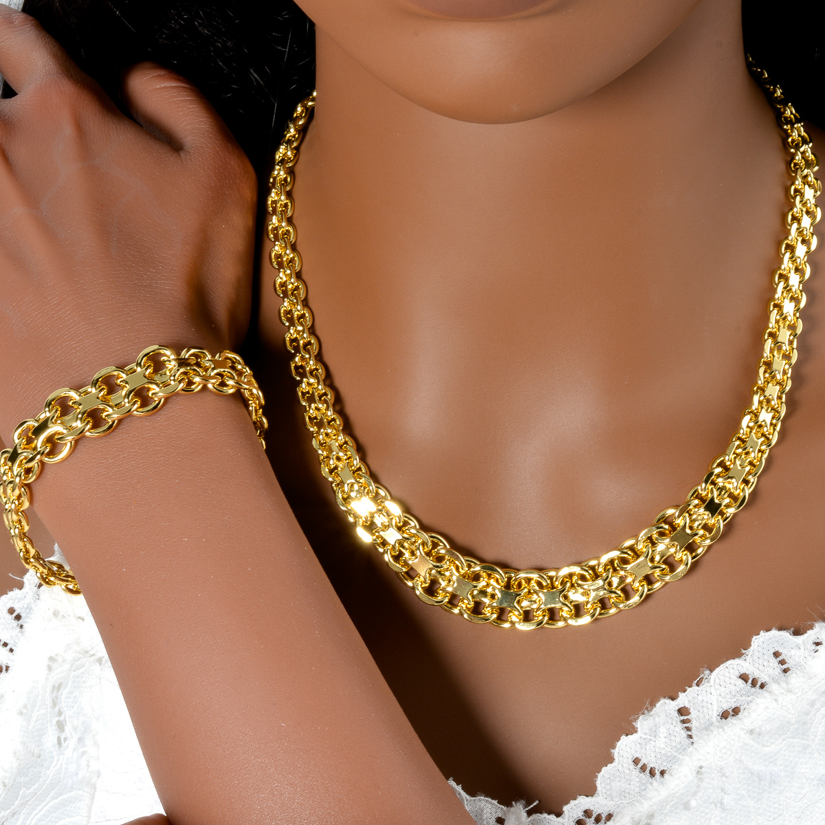 Sunny Luxury 18k Gold Plated G - Men'S Accessories Dubai recension och pris