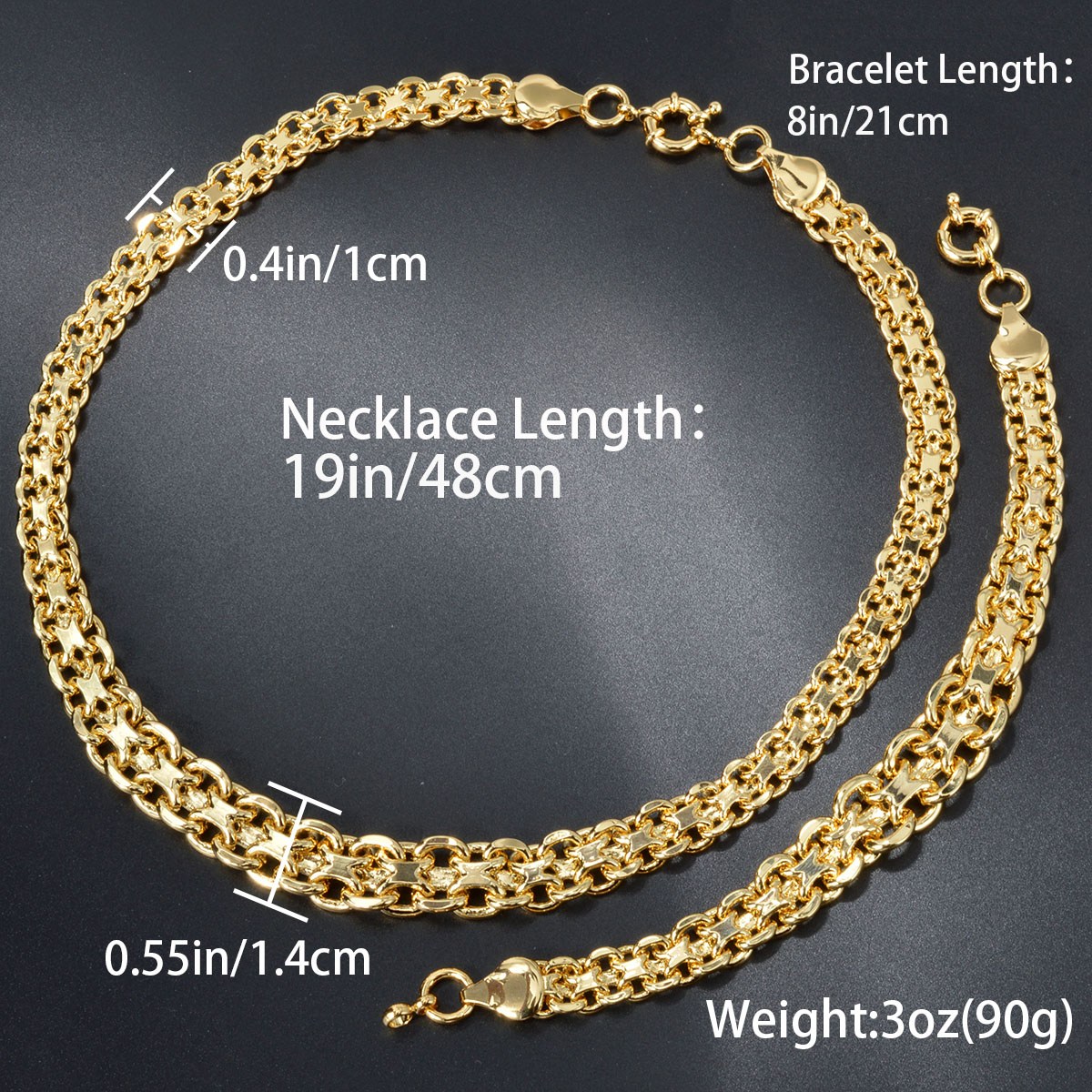 Sunny Luxury 18k Gold Plated G - Men'S Accessories Dubai recension och pris
