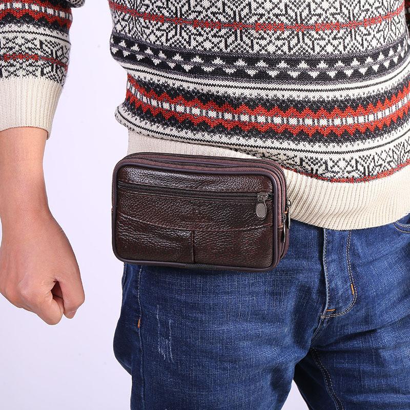 1PC Leather Hand Bags For Men  - Men Accessories Bag recension och pris