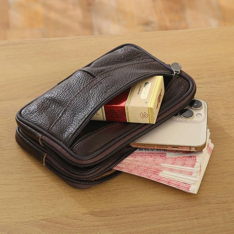 1PC Leather Hand Bags For Men  - Men Accessories Bag recension och pris