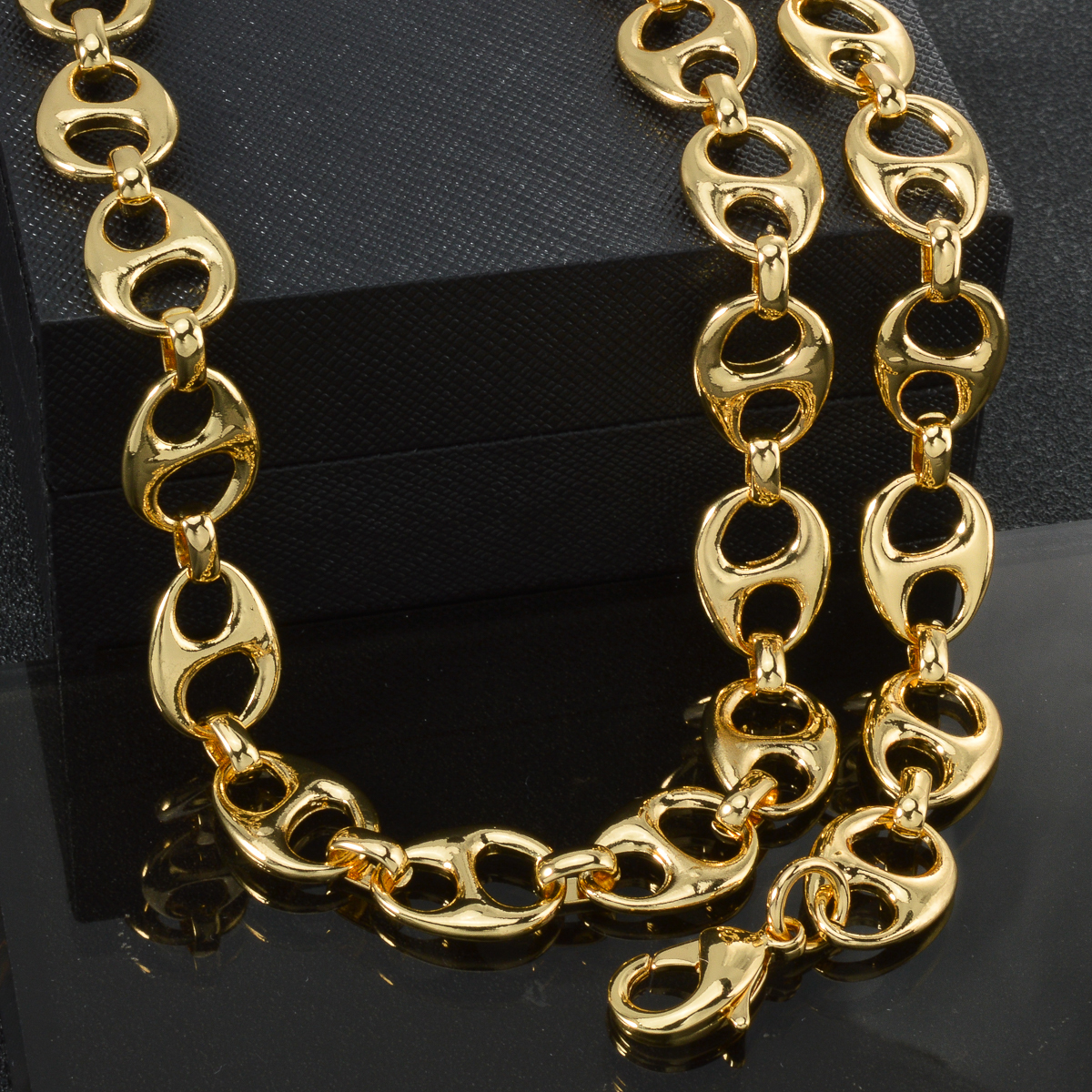 Pig Nose 18k Gold Plated Neckl - Men'S Accessories Dubai recension och pris