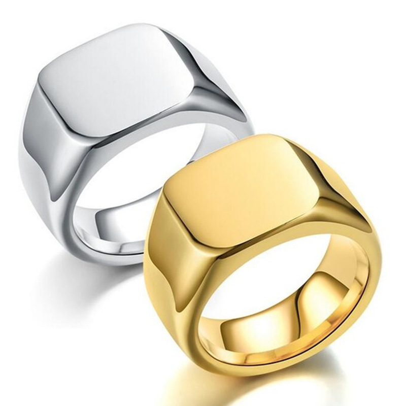 New 2025 Metal Glossy Rings fo - Men'S Accessories Jewelry Sale recension och pris