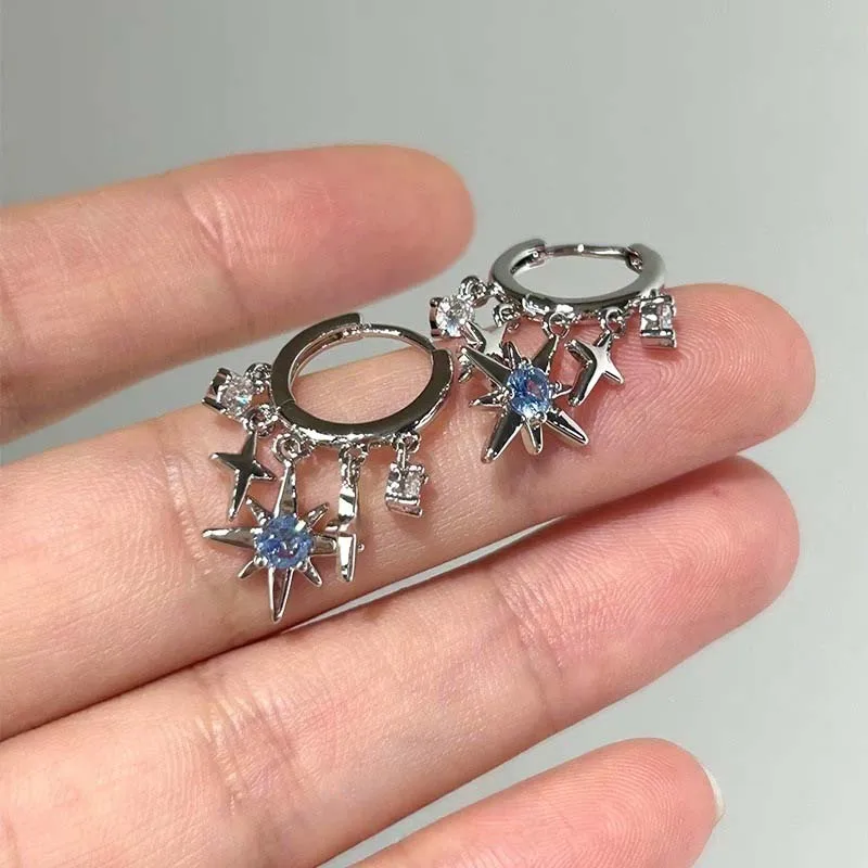 Blue Zircon Star Tassel Pendan - Men'S Accessories Jewelry Sale recension och pris