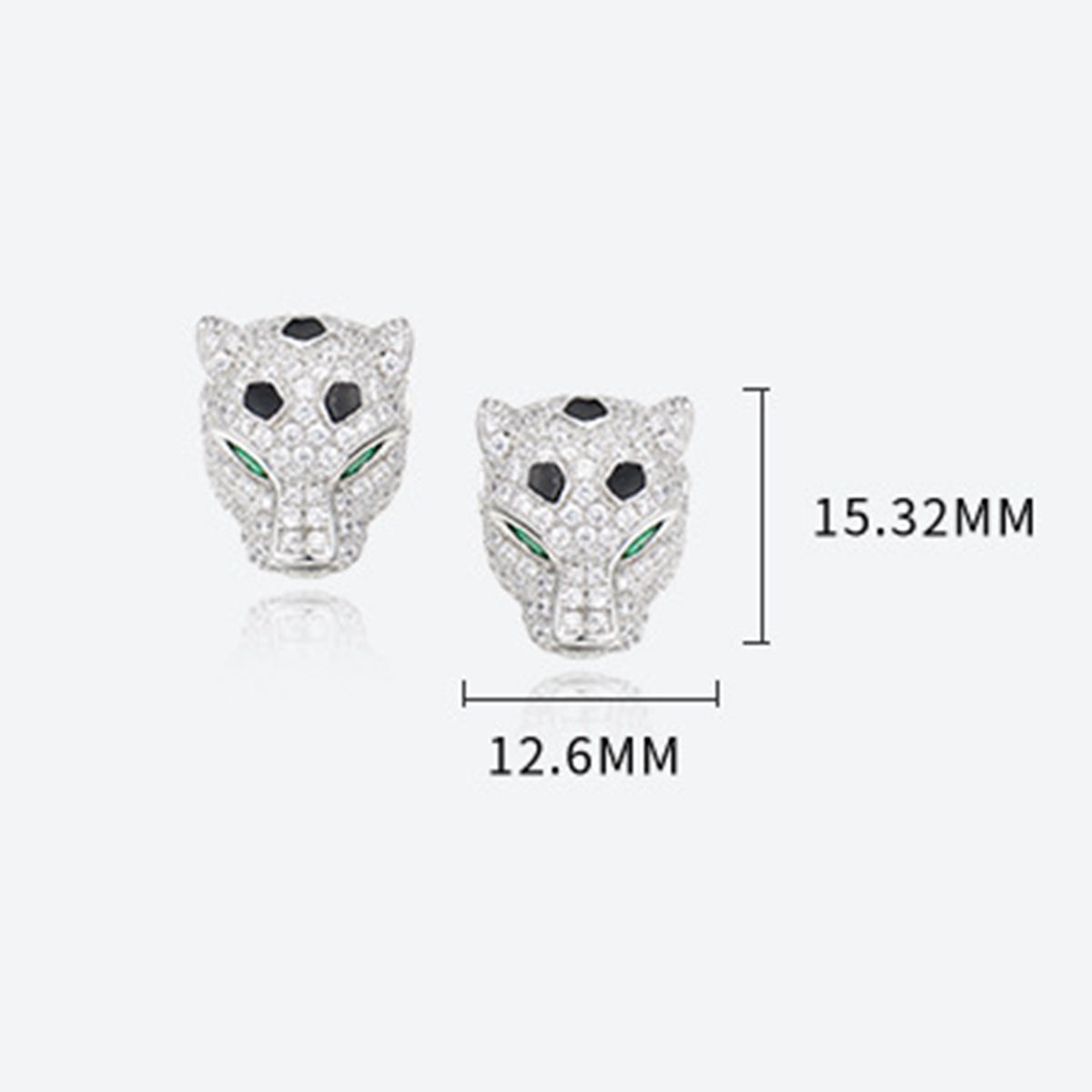 Couple's Black Panther Leopard - Men Accessories Earrings recension och pris