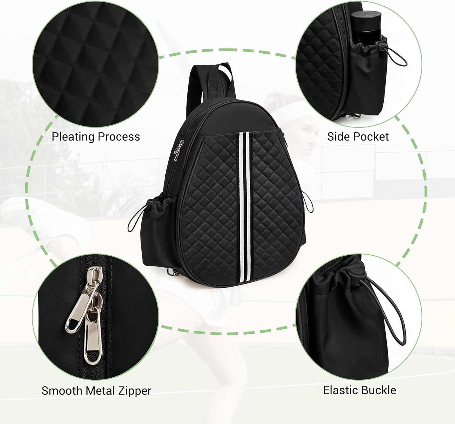 Garvee for Tennis Pickleball B - Men Accessories Bag recension och pris