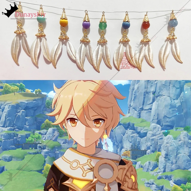 YiNuo*/YGenshin Impact The Tra - Men Accessories Earrings recension och pris