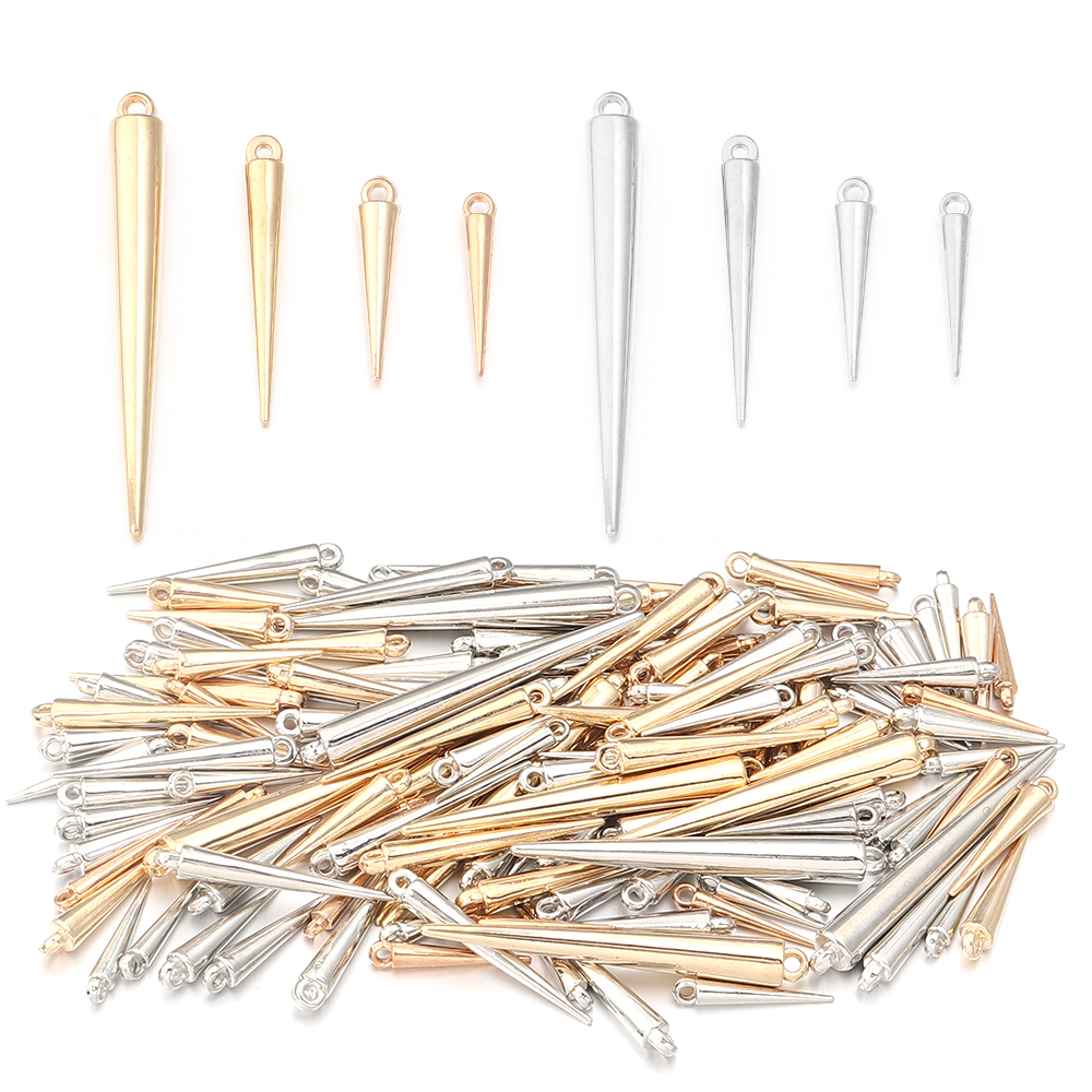 50-200pcs/lot CCB Plastic Cone - Men Accessories Earrings recension och pris