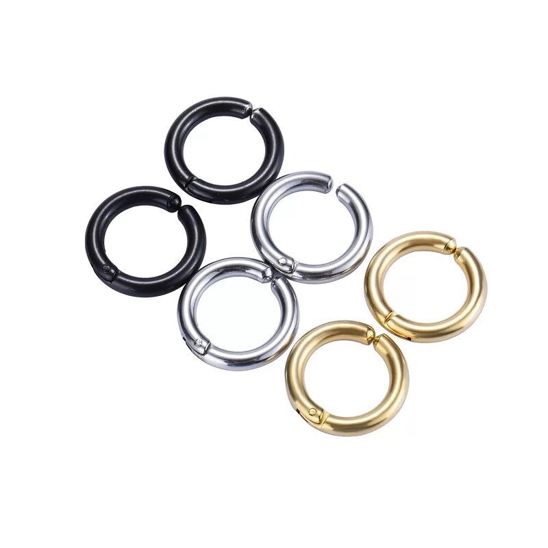 2/6Pcs Fake Huggie Hoop Earrin - Men Accessories Earrings recension och pris