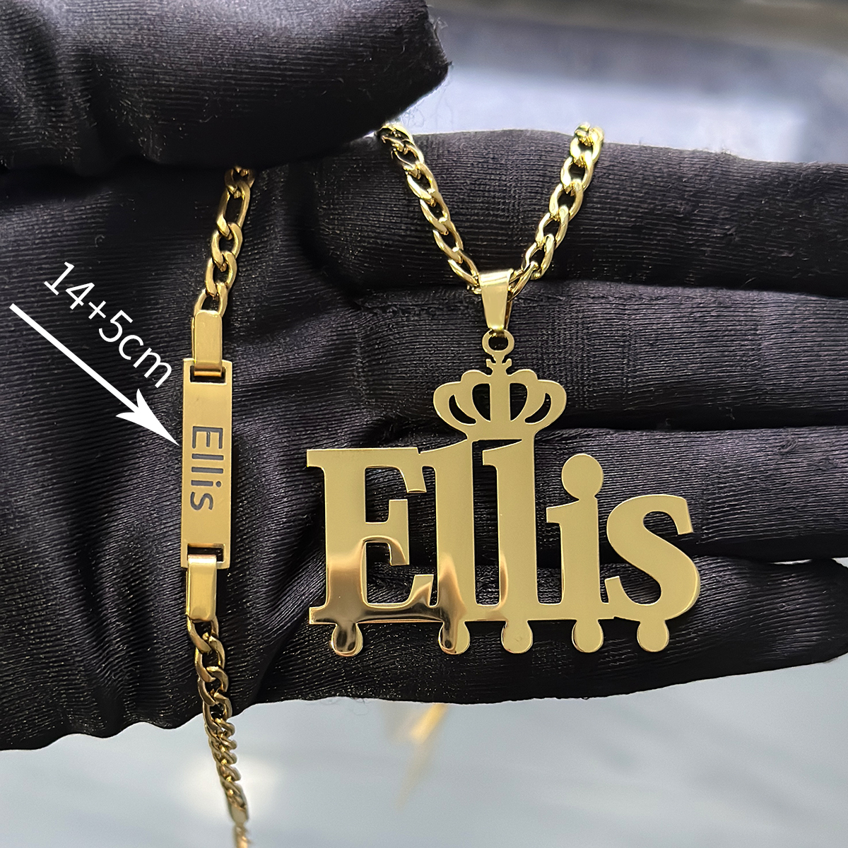 Custom Little Boy Name Necklac - Men Accessories Earrings recension och pris
