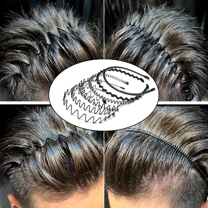 Unisex Metal Wavy Spring Hair  - Men Accessories Earrings recension och pris
