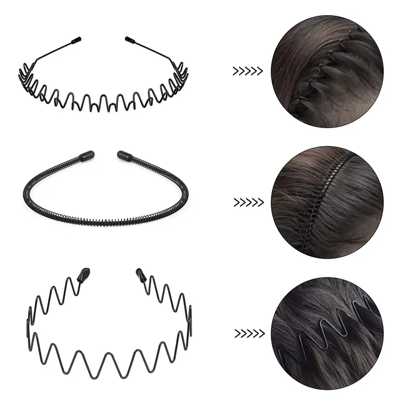 Unisex Metal Wavy Spring Hair  - Men Accessories Earrings recension och pris
