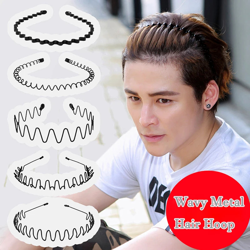 Unisex Metal Wavy Spring Hair  - Men Accessories Earrings recension och pris