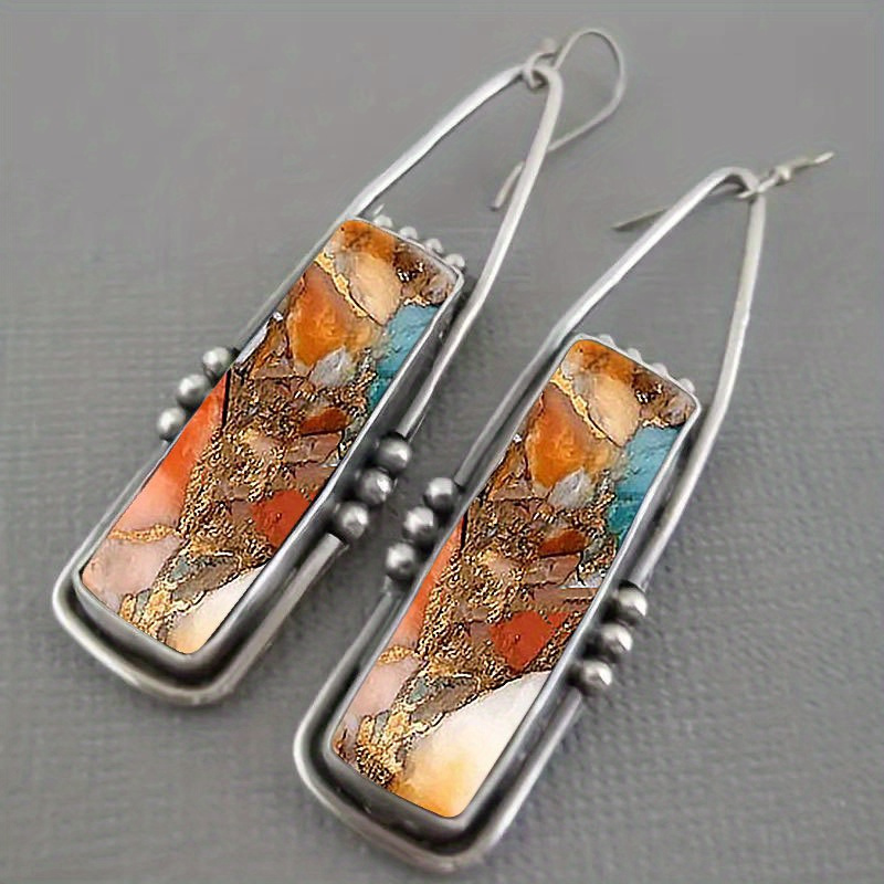 2PCS Retro Bohemian Earrings I - Men Accessories Aesthetic recension och pris