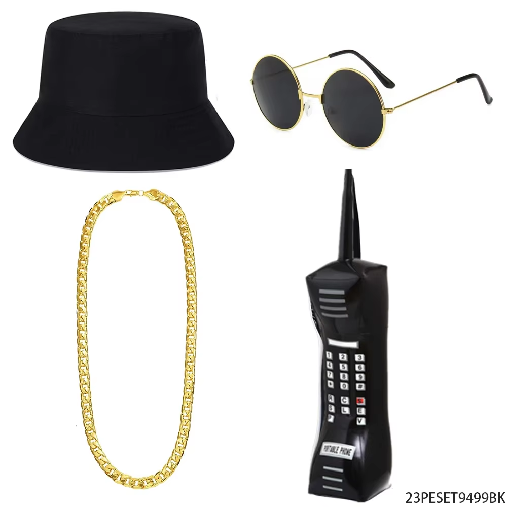 PESENAR 90s Retro Hip Hop Cost - Men'S Accessories In The 90S recension och pris