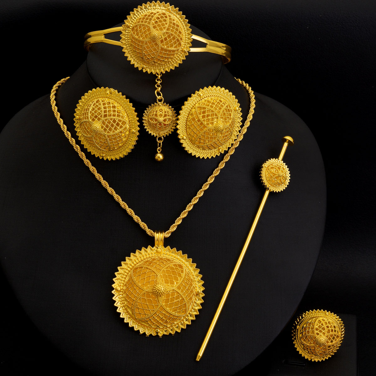 Africa Dubai Golden Color Jewe - Men'S Accessories Dubai recension och pris