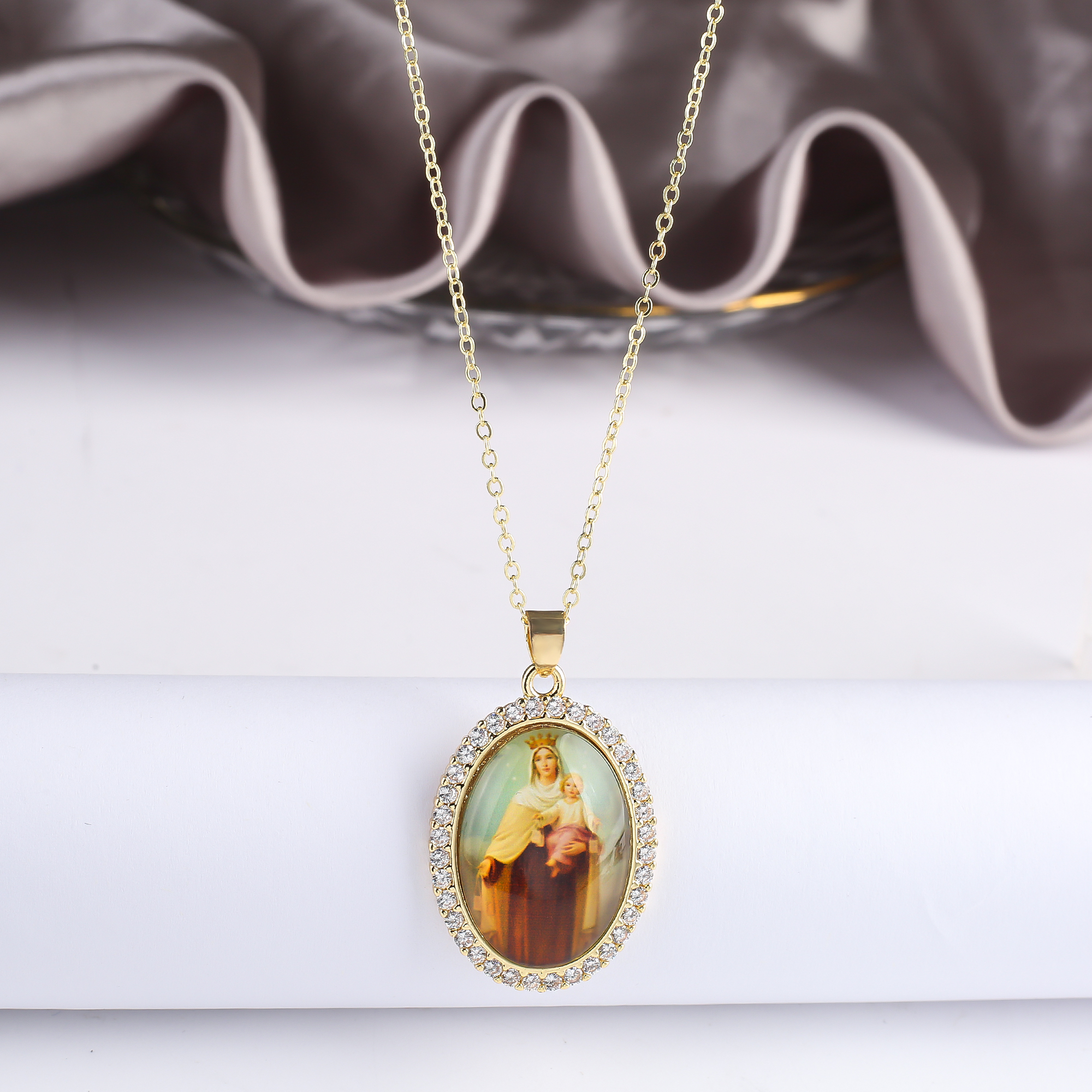 Hot Sale Virgin Mary and Child - Men'S Accessories Jewelry Sale recension och pris
