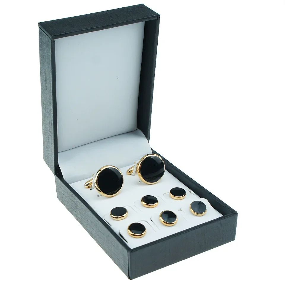 8PCS Elegant Copper Shell Cuff - Men'S Suit Accessories recension och pris