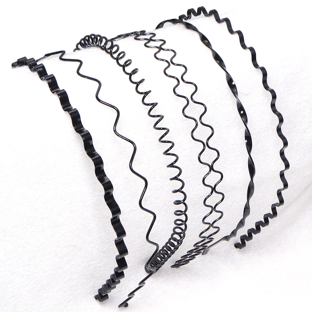 6pcs/lot Black Hair Hoops Meta - Men Accessories Earrings recension och pris