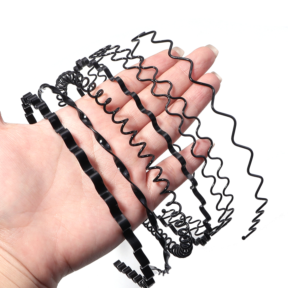 6pcs/lot Black Hair Hoops Meta - Men Accessories Earrings recension och pris
