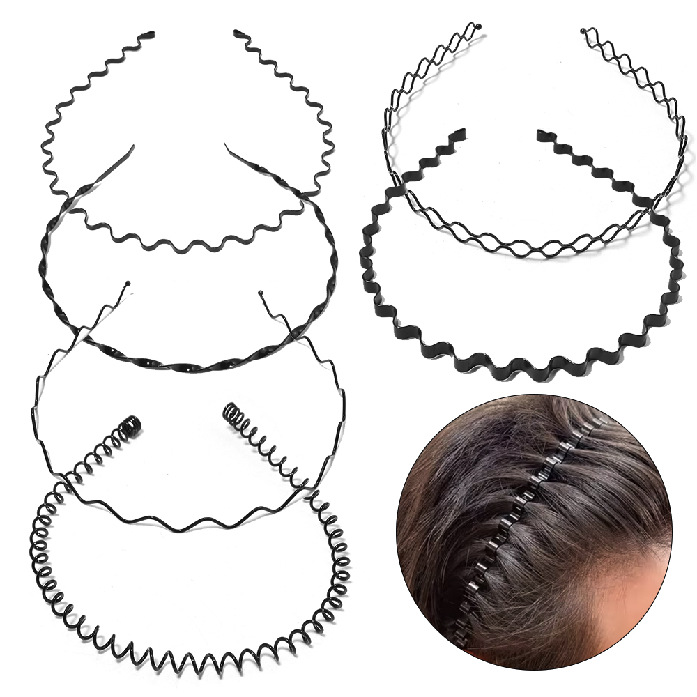6pcs/lot Black Hair Hoops Meta - Men Accessories Earrings recension och pris
