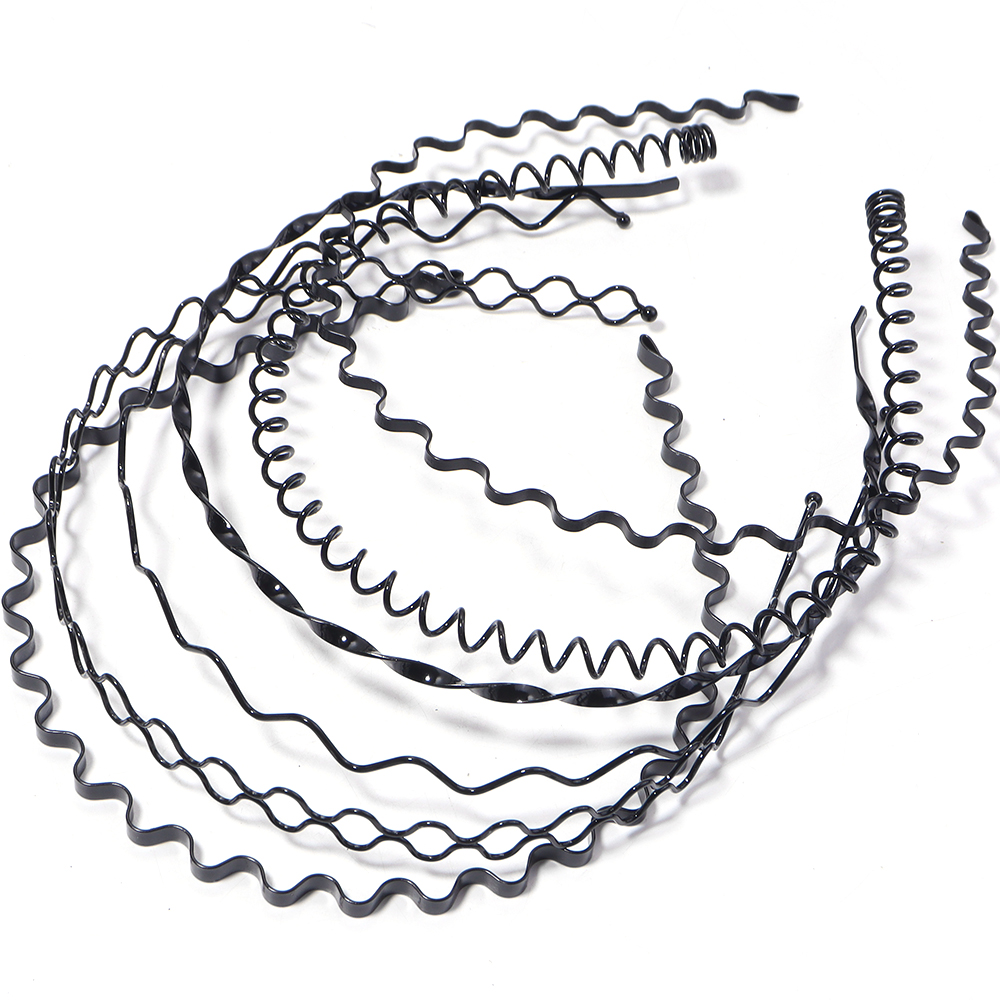6pcs/lot Black Hair Hoops Meta - Men Accessories Earrings recension och pris