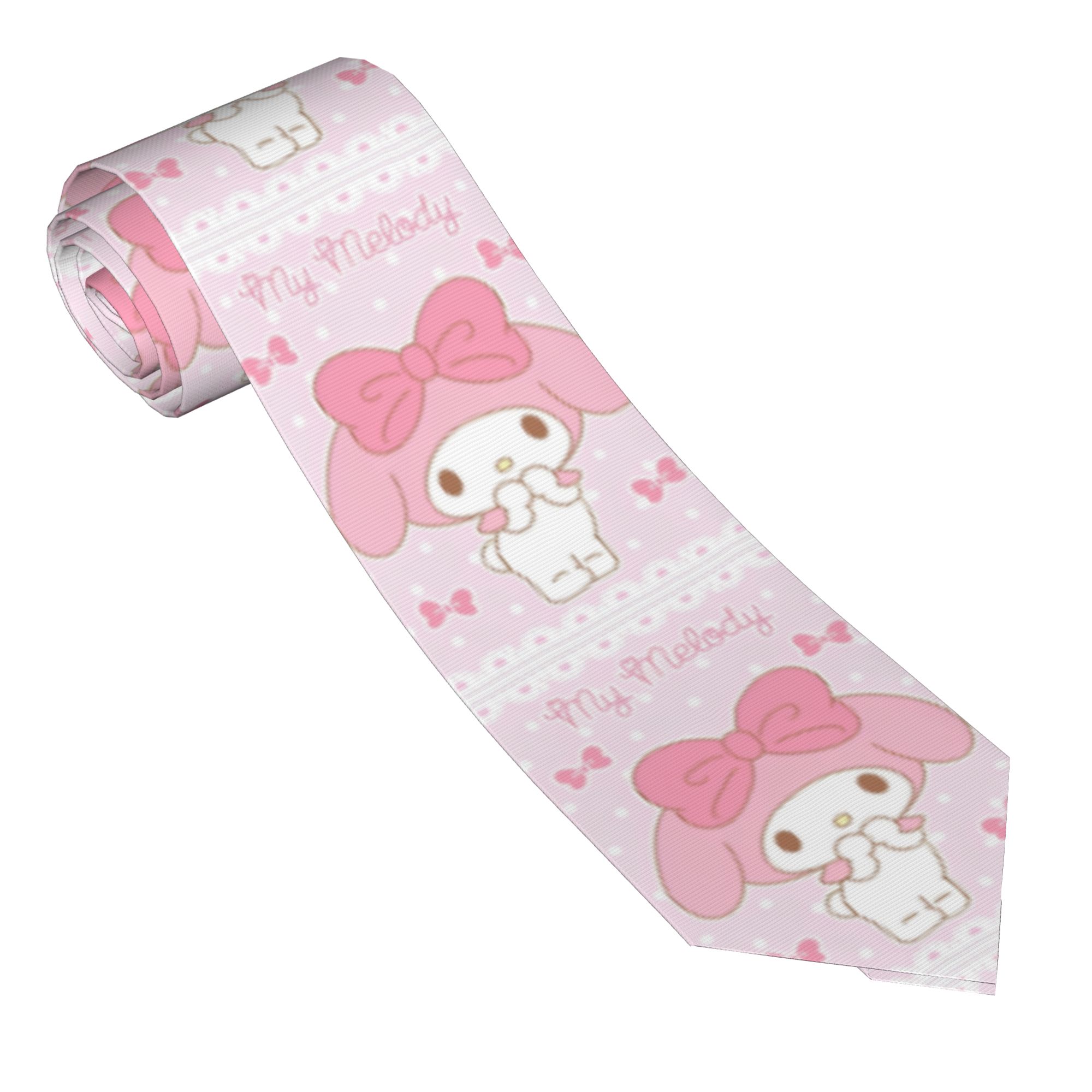 Kawaii My Melody  Neckties Uni - Men Accessories Aesthetic recension och pris