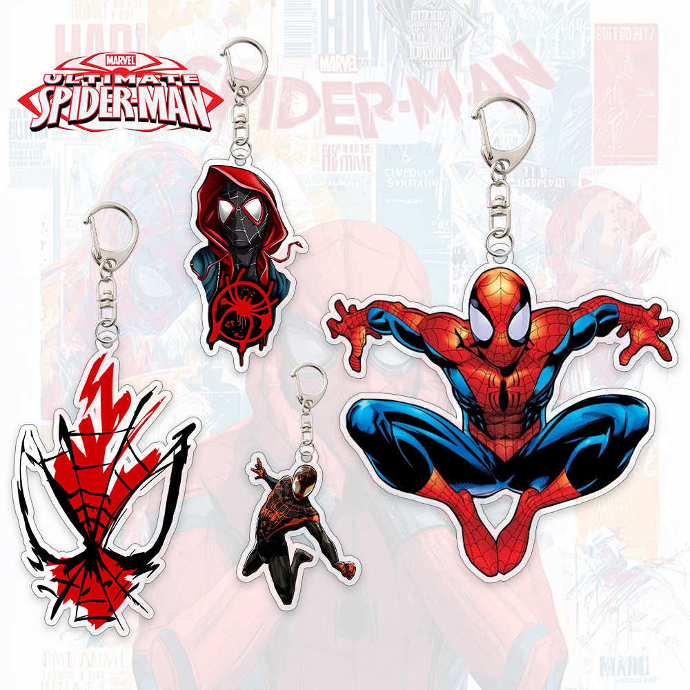 Spider Man Acrylic Keychain An - Men Accessories Bag recension och pris
