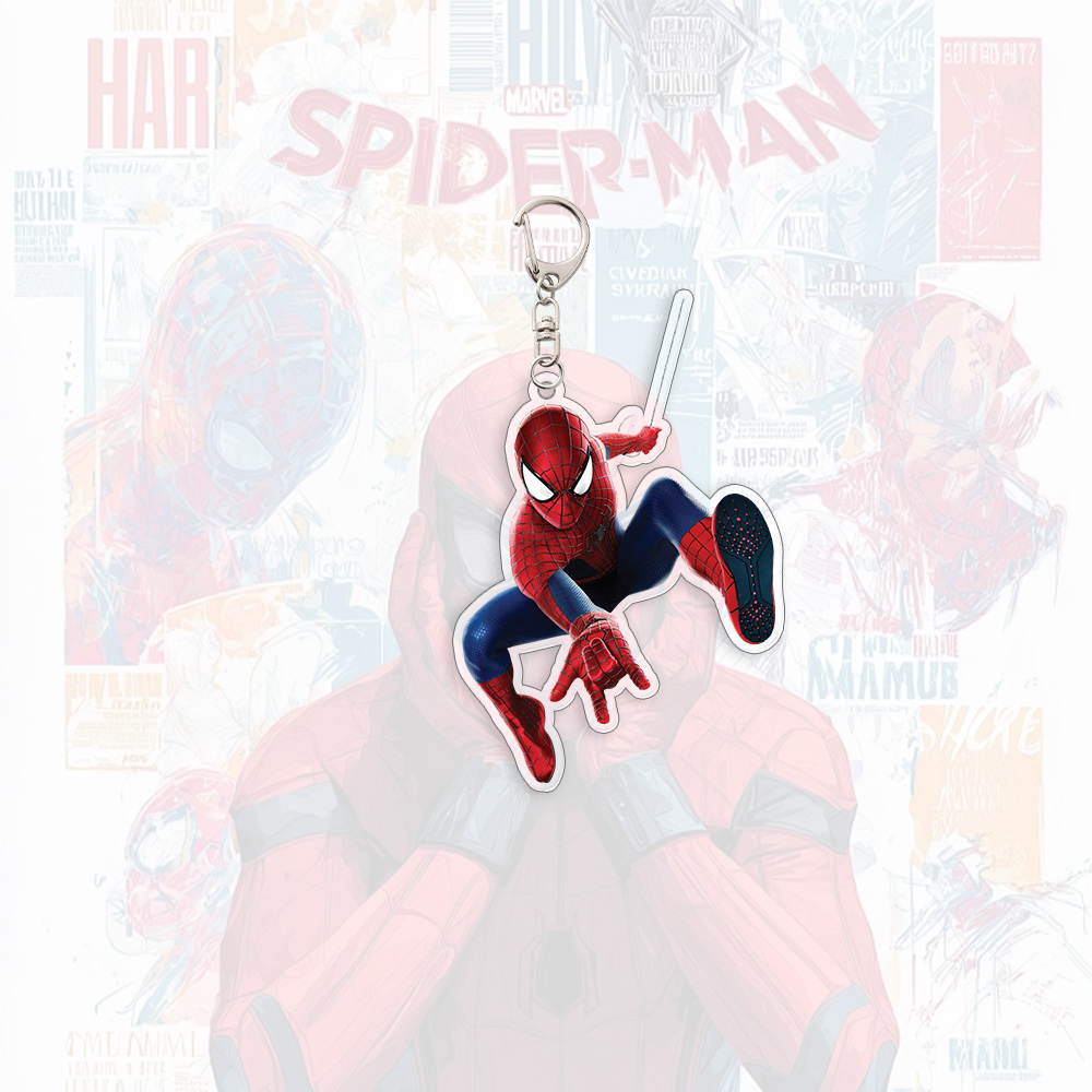 Spider Man Acrylic Keychain An - Men Accessories Bag recension och pris