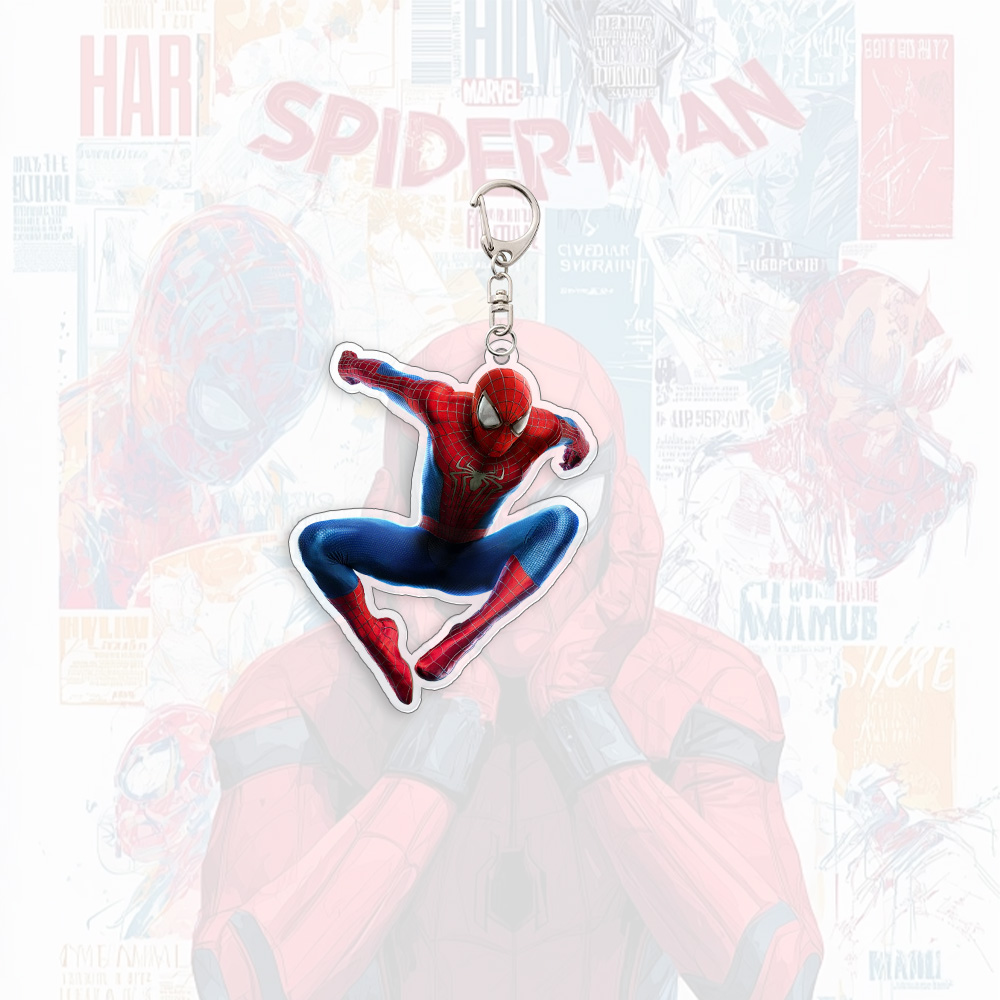 Spider Man Acrylic Keychain An - Men Accessories Bag recension och pris